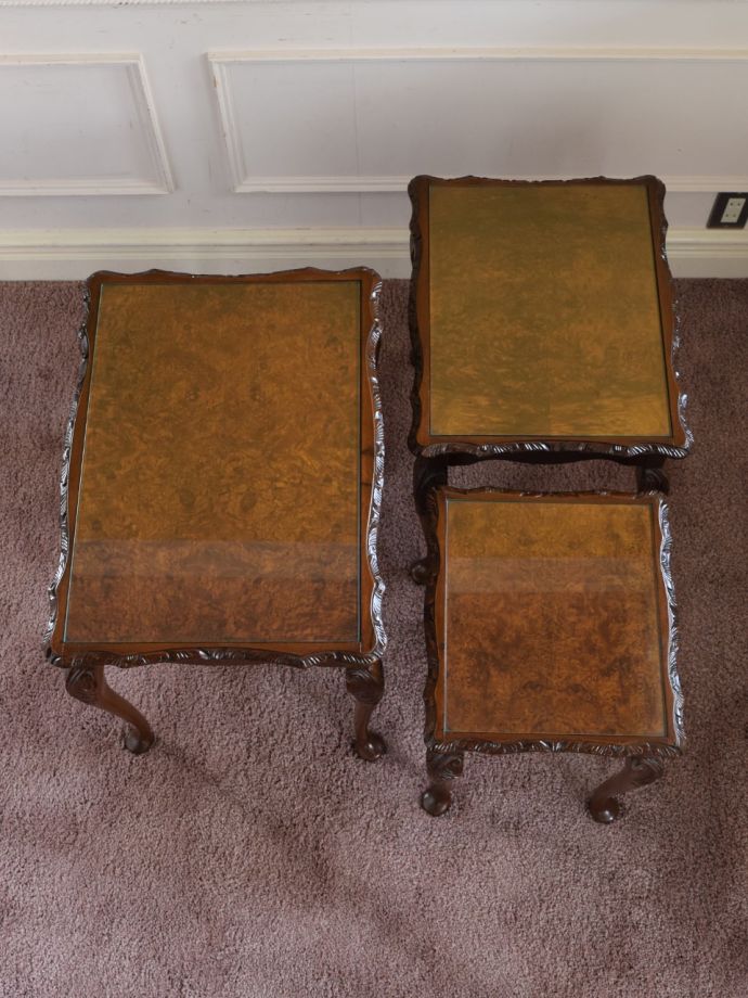 アンティークのテーブルの天板