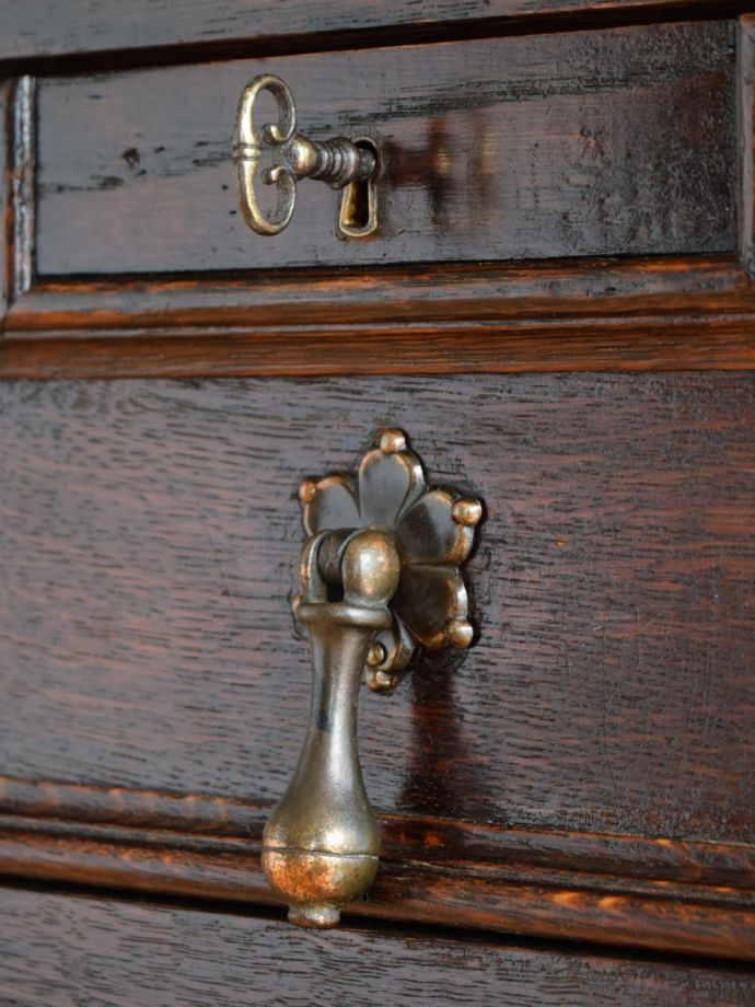 アンティークの鍵と取っ手