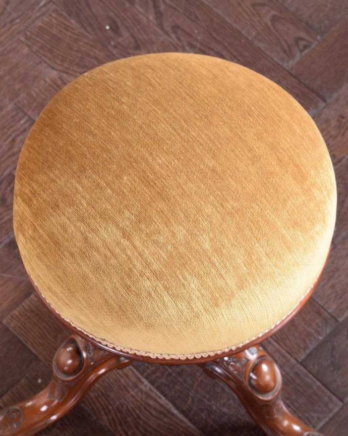 アンティーク椅子の座面