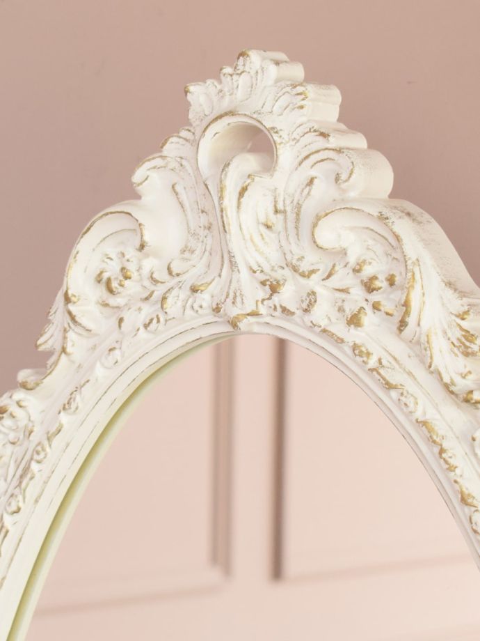 アンティークミラーの装飾