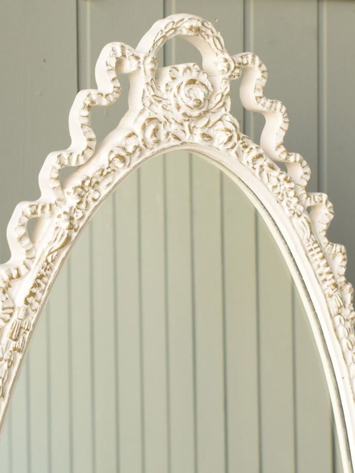 アンティークミラーの装飾