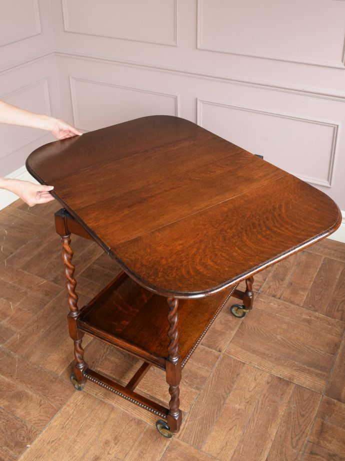 伸長式ワゴンのサイズ変更方法