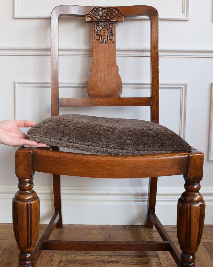 取り外しできる座面