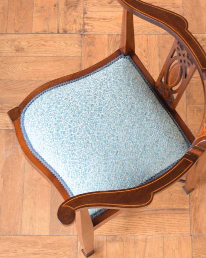 アンティーク椅子の座面