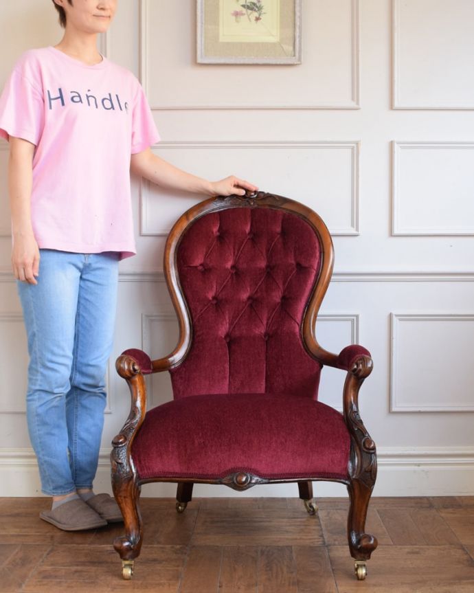 アンティークのパーソナルチェア