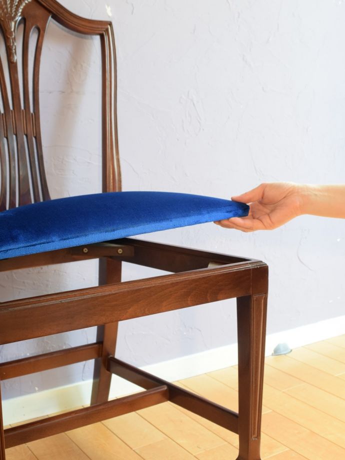 取り外しできる座面