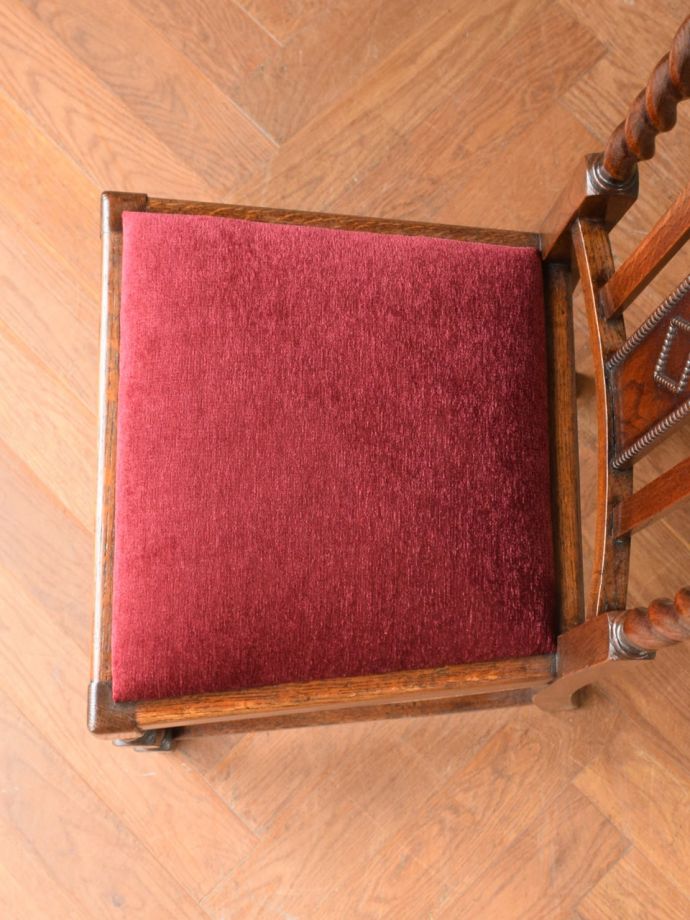 オークチェアの座面