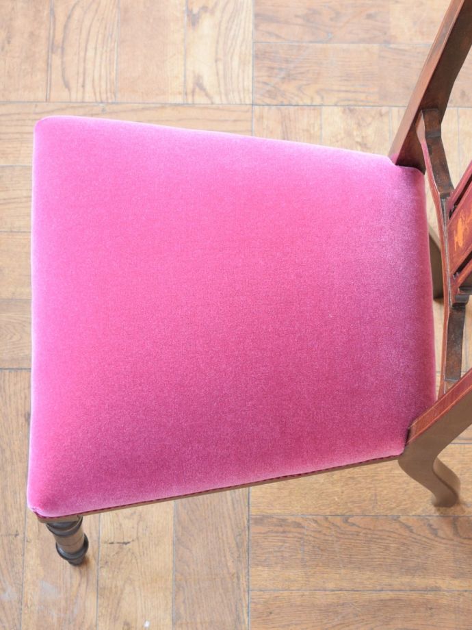 アンティークの椅子の座面