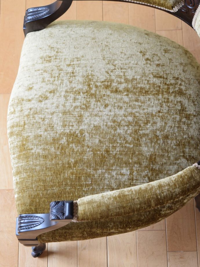 アンティークの椅子の座面