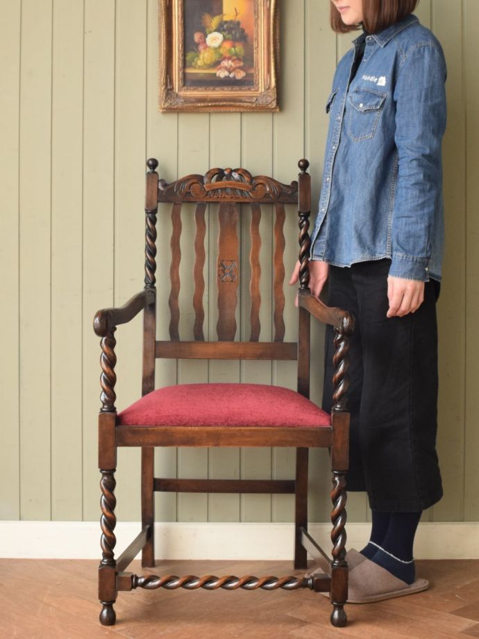 英国アンティークのダイニングチェア