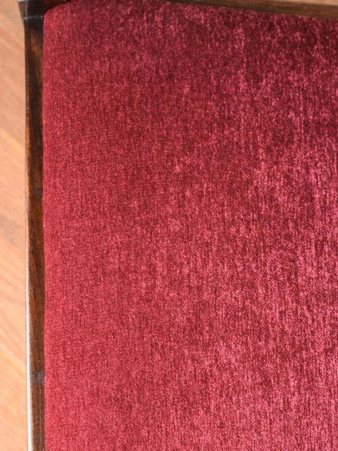 アンティークチェアの座面の生地