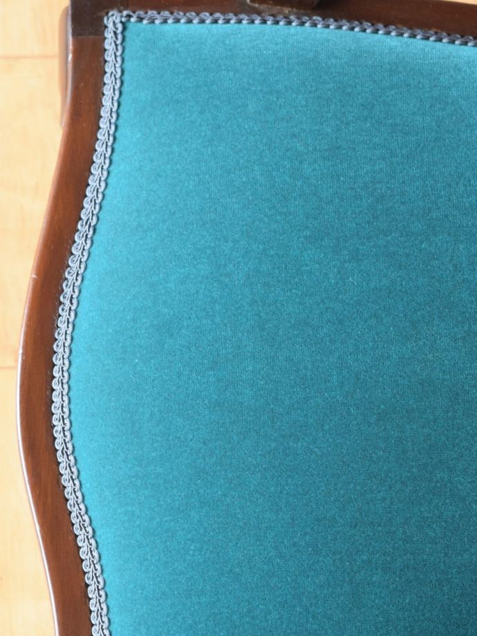 サロンチェアの座面の生地