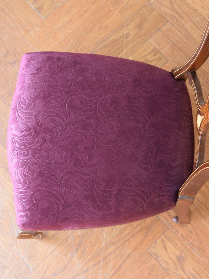 アンティークの椅子の座面