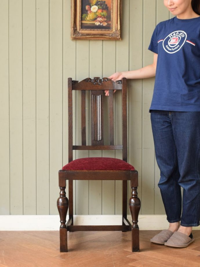 英国アンティークのダイニングチェア
