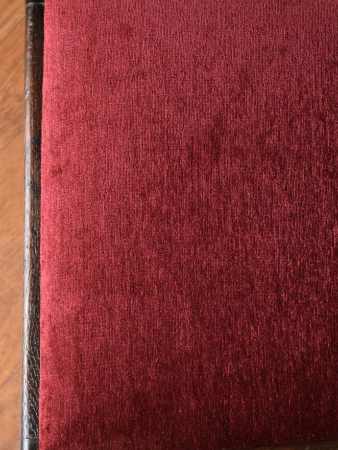 アンティークチェアの座面の生地