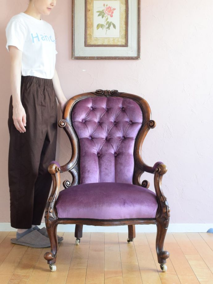 アンティークのパーソナルチェア