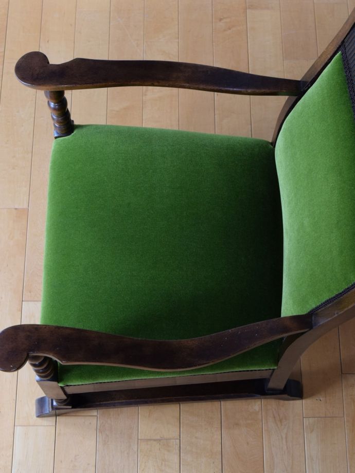 アンティークの椅子の座面