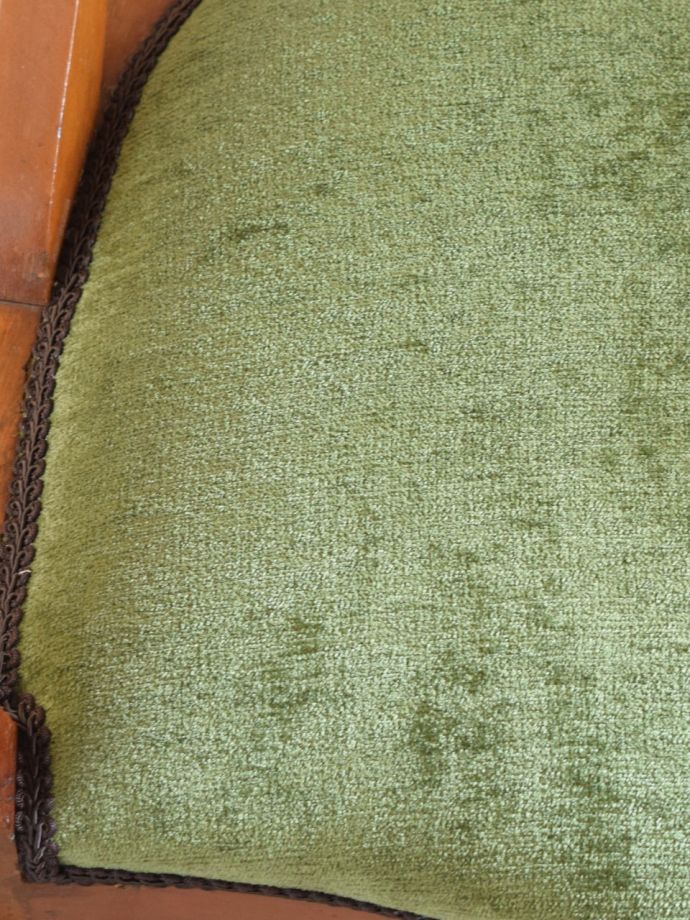 サロンチェアの座面の生地