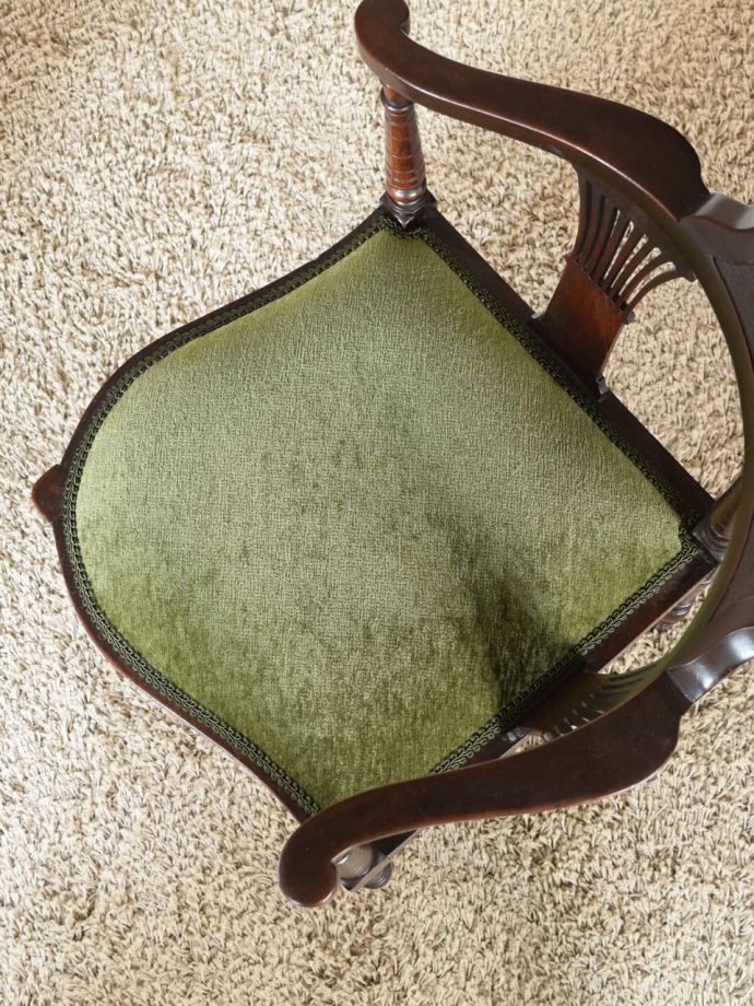 アンティーク椅子の座面