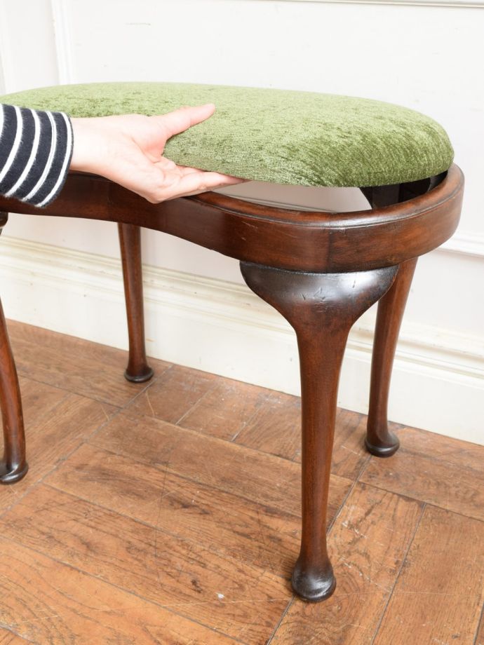 アンティークスツールの座面