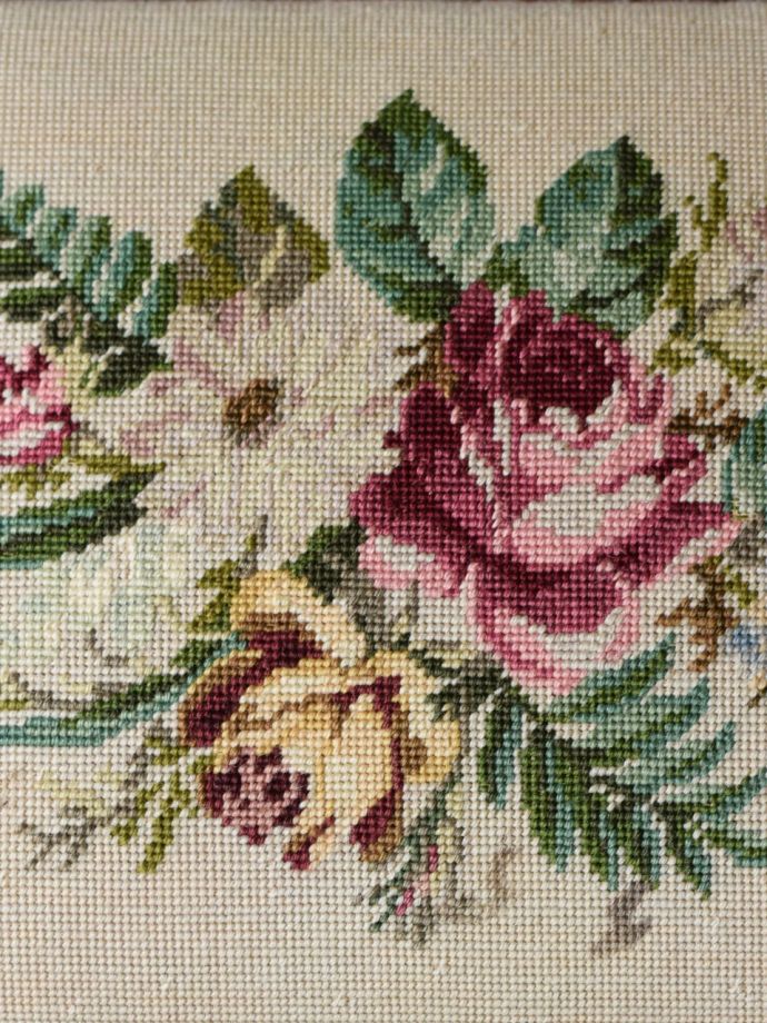 アンティークスツールの生地