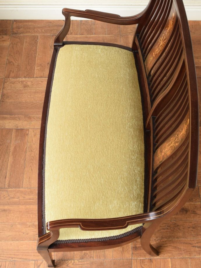 アンティークソファの座面