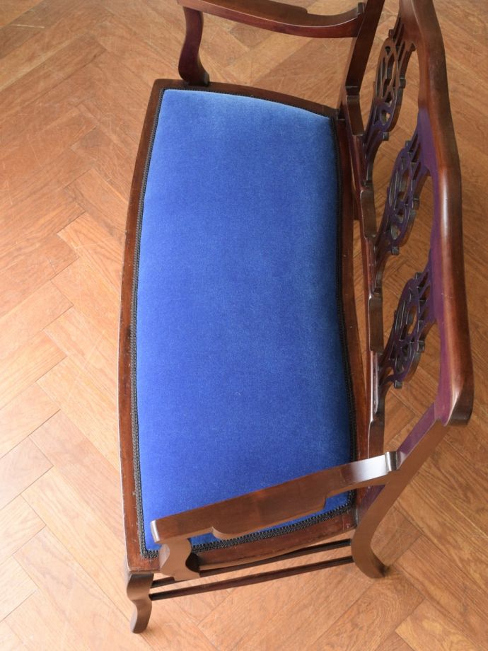 アンティークソファの座面