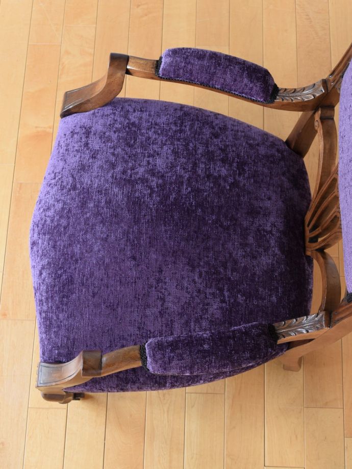 アンティークの椅子の座面