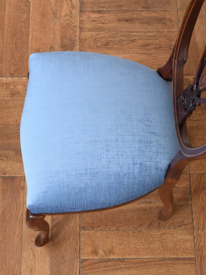 アンティークの椅子の座面