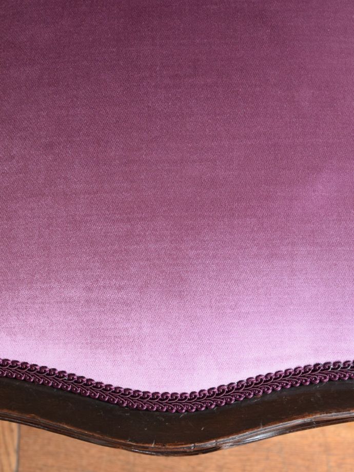 サロンチェアの座面の生地