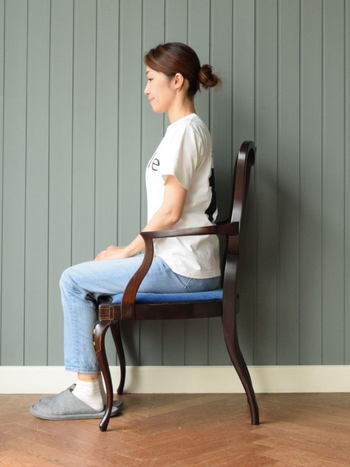 サロンチェアの掛け心地