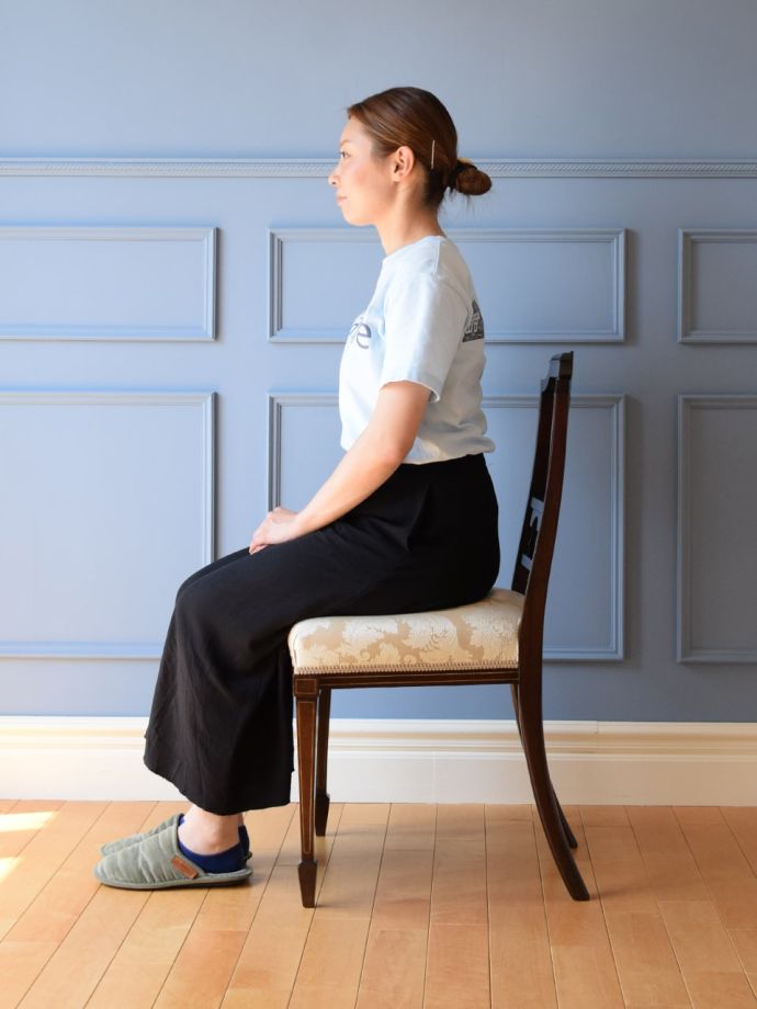 サロンチェアの掛け心地