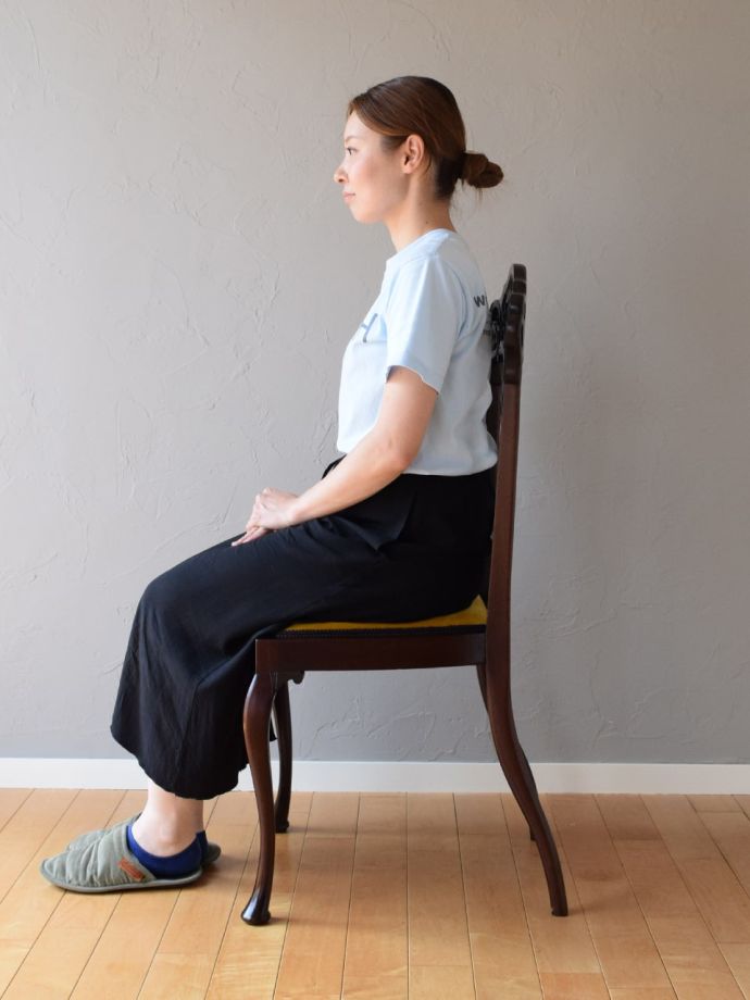 サロンチェアの掛け心地