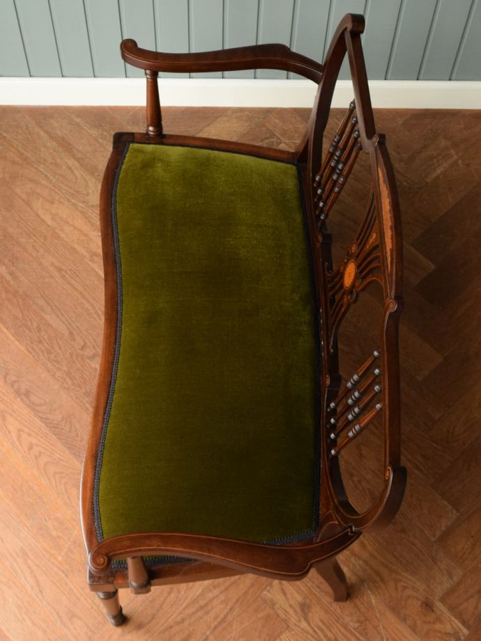 アンティークソファの座面