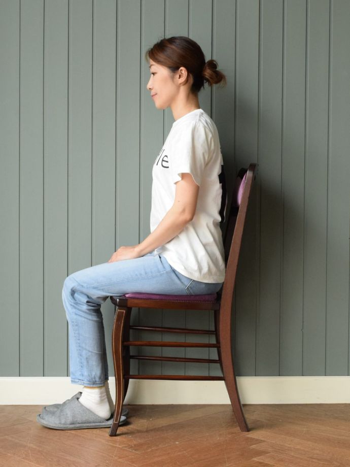 サロンチェアの掛け心地