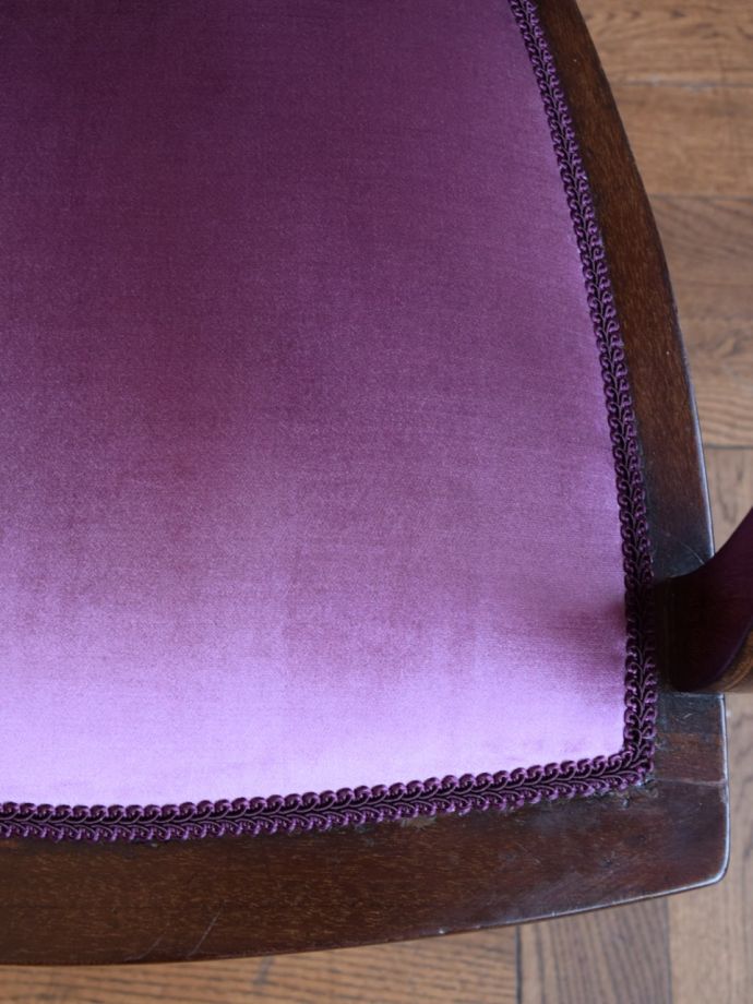 サロンチェアの座面の生地