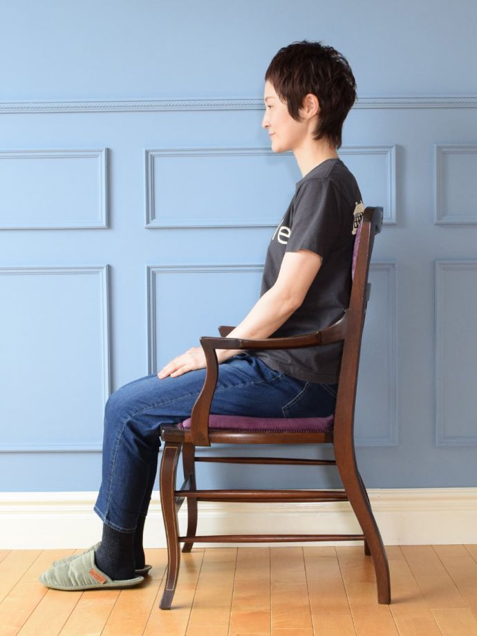 サロンチェアの掛け心地