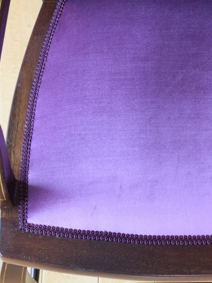 サロンチェアの座面の生地