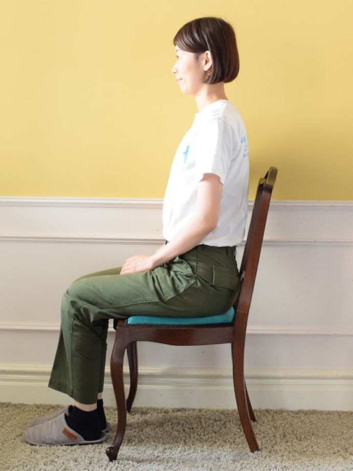 サロンチェアの掛け心地