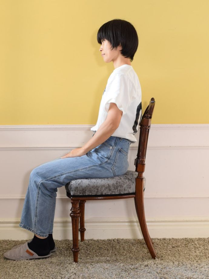 サロンチェアの掛け心地