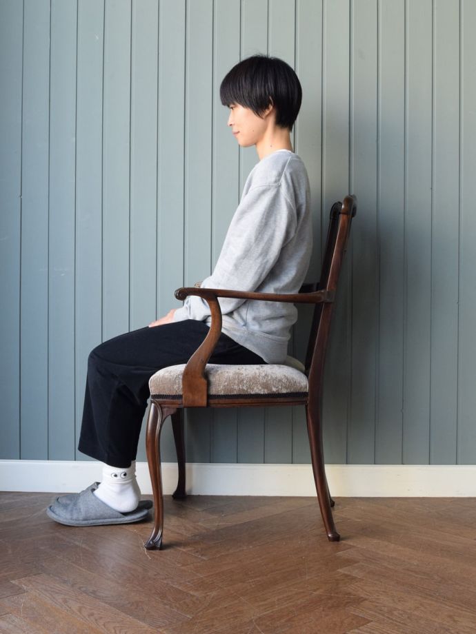 サロンチェアの掛け心地