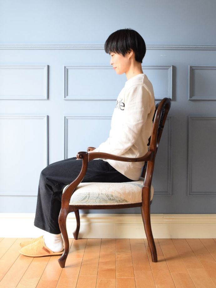 サロンチェアの掛け心地