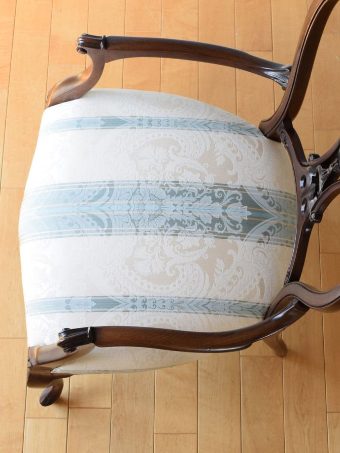 アンティークの椅子の座面