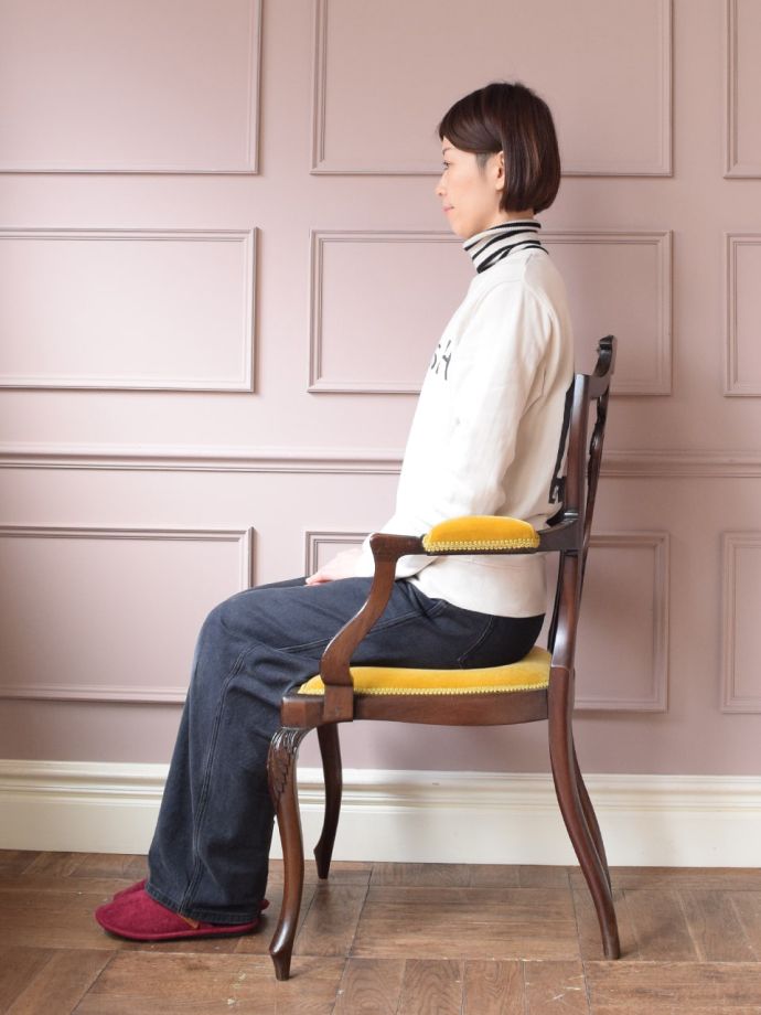 サロンチェアの掛け心地