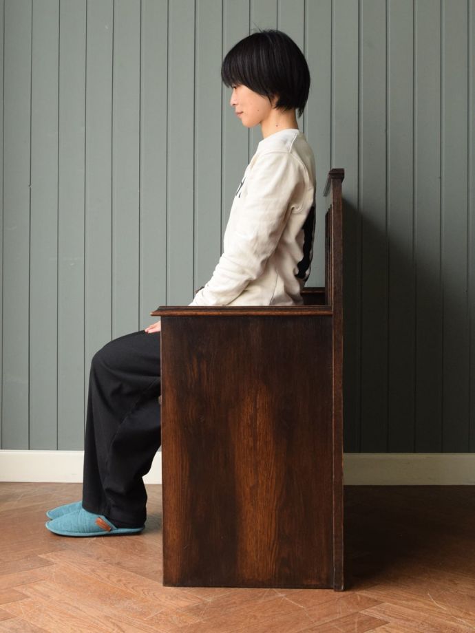 ベンチの掛け心地