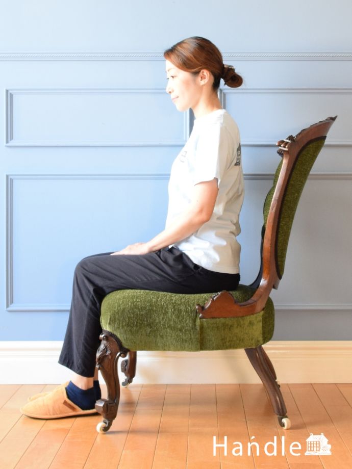 おしゃれな一人掛けソファの掛け心地