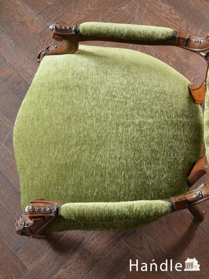 アンティークの椅子の座面