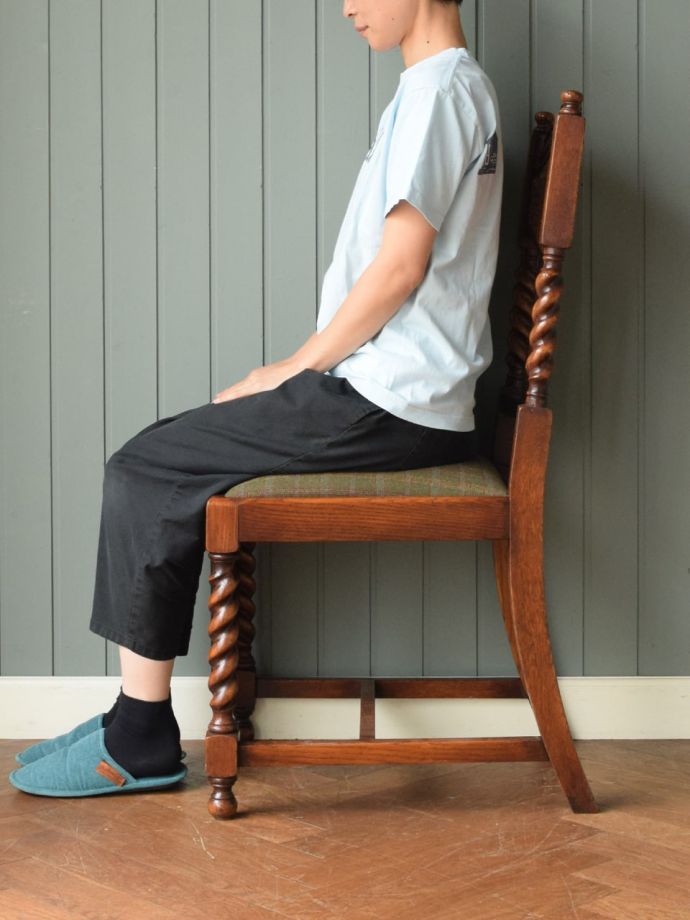 ダイニングチェアの掛け心地