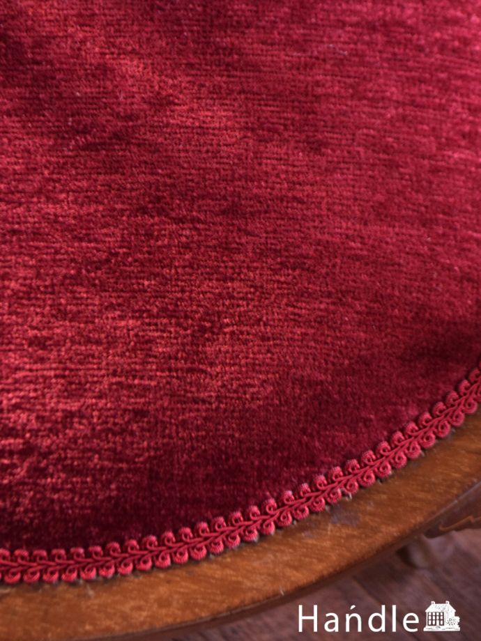 サロンチェアの座面の生地