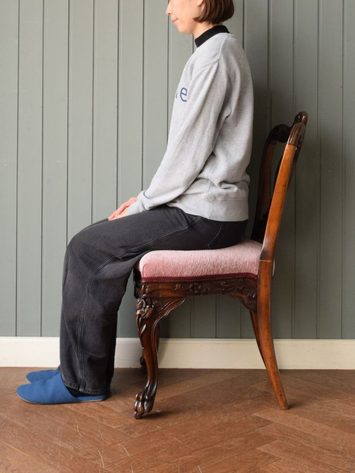 サロンチェアの掛け心地